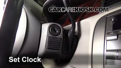 2008 Buick Lucerne CXL 3.8L V6 Clock Set Clock
